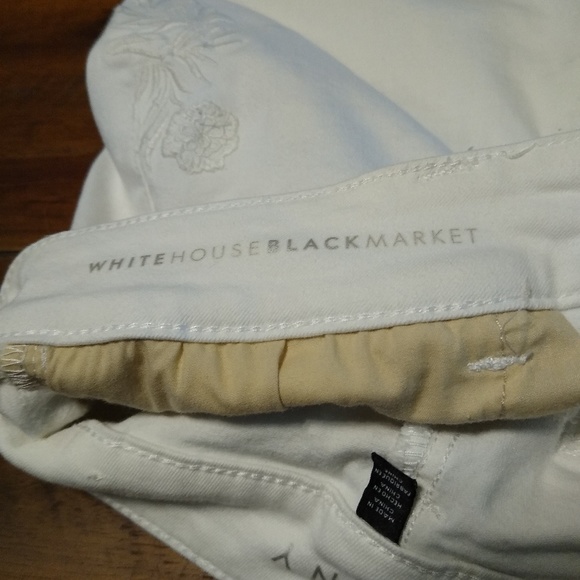 White House Black Market white jeans - Picture 2 of 6